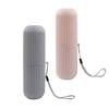 1-4 Pcs Travel Portable Toothbrush Cup Bathroom Toothpaste Holder Storage Case Box Organizer Travel Toiletries Storage Cup