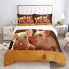 Pig Duvet Cover 3Pcs Lovely Animal Printed Bedding Set Cute Pet Comforter Cover King For Kids Boys Girl Children Bedroom Decor
