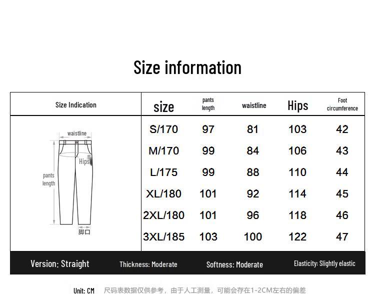 PEACEBIRD Men's Loose Straight-Leg Casual Pants