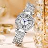 Full Diamond Alloy Steel Belt Watch Light Luxury Gypsy Quartz Watch Niche High-End Women'S Watch