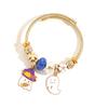 Halloween Bracelet Witch Hat Ghost Charm Stainless Steel Bangle Best Friend Gift Jewelry For Women Girls