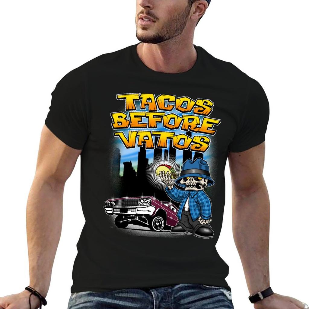Tacos Before Vatos Tshirt Uv Sun Protection Tee Shirt
