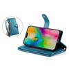 iPhone 16 Pro Max Flip Case, Wallet Zipper Pocket, Blue