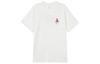 T Shirts Men's White Crew Neck Moderate Straight Fit HV1691-100