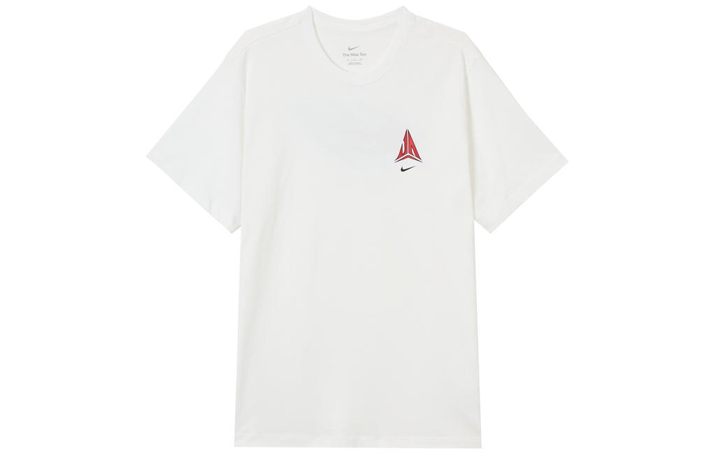 Nike T Shirts Men's White Crew Neck Moderate Straight Fit HV1691-100