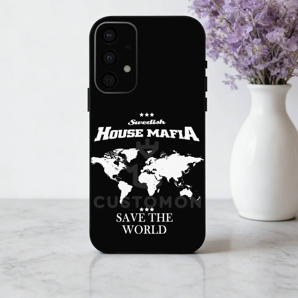 Cool S-Swedish H-House Mafia Band Phone Case For Samsung Galaxy A73,A72,A71,A70,A53,A52,A51,Others Soft Black Cover