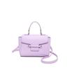 Pu Color Solid Crossbody Bag Women With Lock Closure Mobile Pocket Casual Use