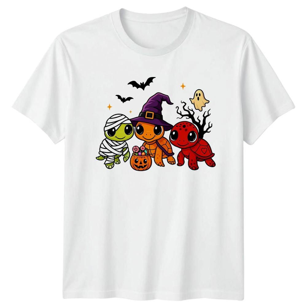 Spooky Turtle Trio TShirt Cute Turtles Halloween Gift For Him And Her S