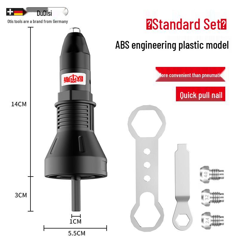 Automatic Electric Pop Rivet Gun Converter with Mandrel