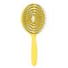 Round Head Hair Straightening Comb Dense Teeth Vented Detangling Hair Brush  For Men Women