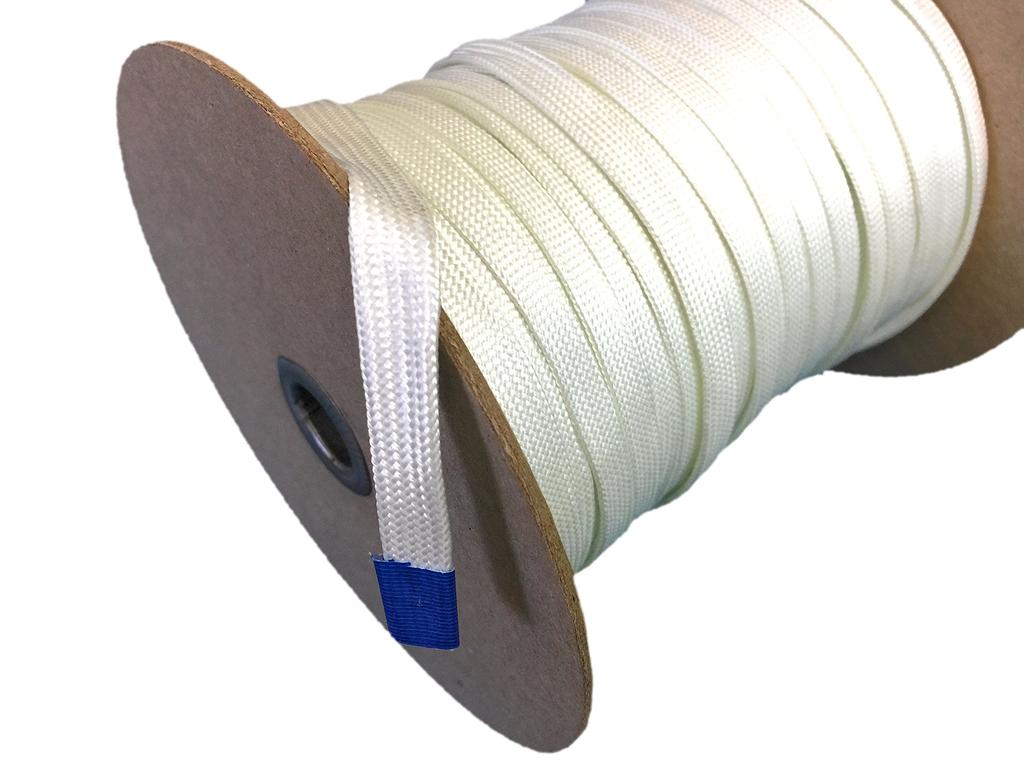 Taisei Mfg Co., Ltd. Manchon tressé en fibre de verre résistant à la chaleur, diamètre intérieur 8 mm, 100 m, bobiné