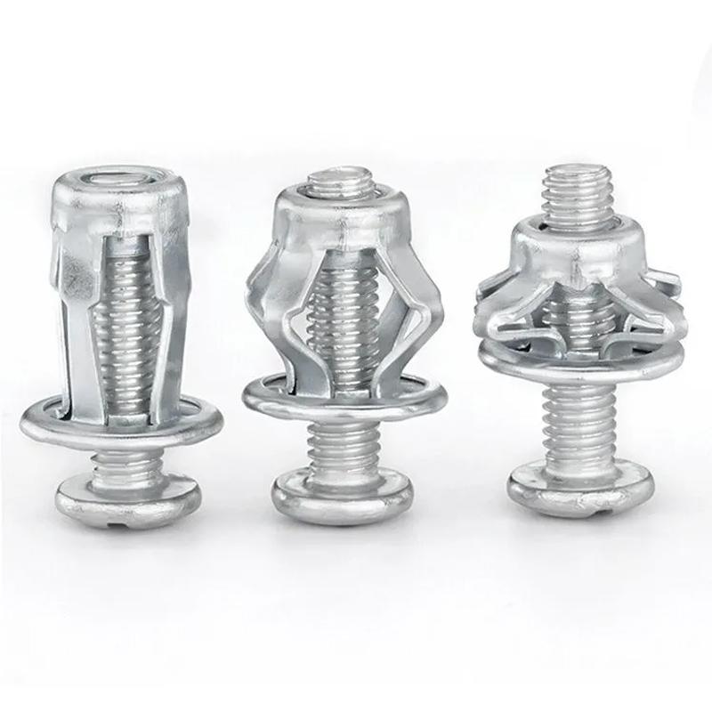 Petal Screw Jack Nuts Screw Anchors Petal Expansion Plugs for Curtain Expansion Clamp Petal Rivet Lock Bolt Board Wall Fasteners