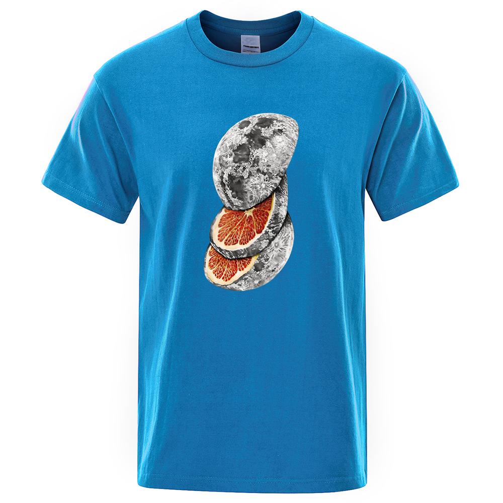 Sliced Planet Fruit Brand T-Shirts Men Women Fashion Breathable Clothing Summer Cotton Tshirt Hip Hop Loose Oversized T-Shirt