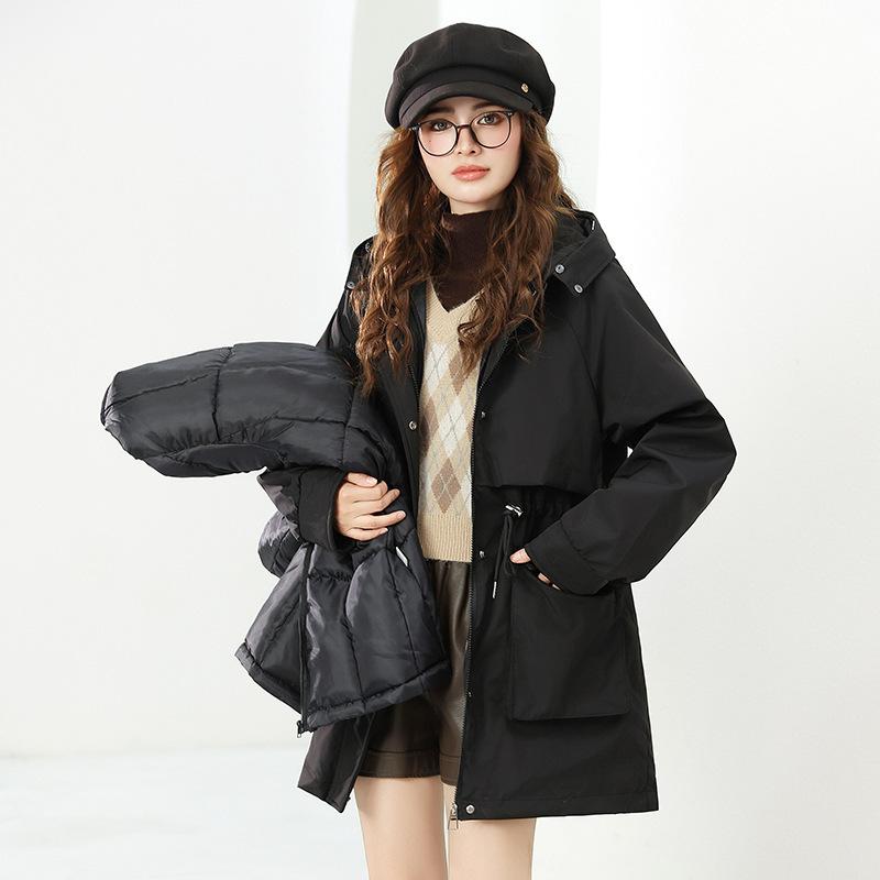 One dress three wear live removable pie overcome women's new thermal cotton clothes cotton coat new pie overcome