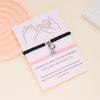Magnet Bracelet Magnetic Bracelet Set for Couple Red Black Braided Rope Bracelet Adjustable Friendship Jewelry Accessories