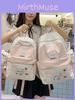 Cute Cat Dot Backpack For High School Girls Nylon School Bag