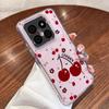 Red Cherry Fruits Pattern Case For Xiaomi Redmi Note 15 Pro 4G Funda Redmi Note 14 13 Pro 5G Clear TPU Silicone Soft Cover