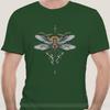 Chic Unisex Tshirt Dragon Fly Tattoo T Shirts   White Tshirt For Male Short Sleeve Thanksgiving Gift Streetwear Top