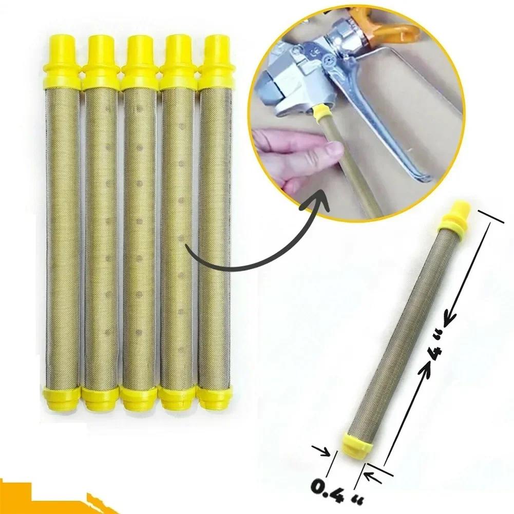 

5pcs Spray Gun Filter Spraying Machine Accessories Airless Filter Airless Paint Parts 100 Mesh Airless Paint Parts Filter China Mainland