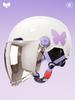 3C Certified Women's Electric Vehicle Helmet: Retro, All-Season, Winter Warmth for Motorcycles & Scooters