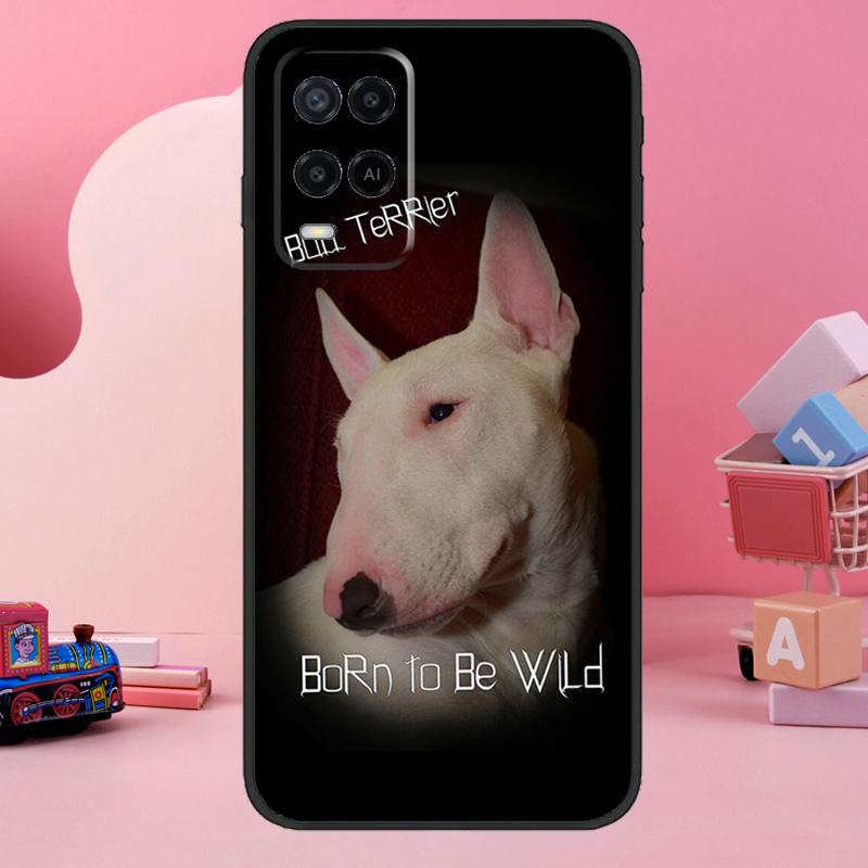English Bull Terrier Dog Case For Oppo A98 A78 A18 A38 A58 A60 A80 A40 A77 A57 A17 A74 A54 A94 A96 A76 A16 A15 A5 Pro