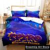 Game Spyro Dragon Reignited Trilogy Bedding Set Boys Girls Twin Queen Full Size Duvet Cover Pillowcase Bed Adult Bedroom
