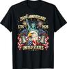 250 Years American Anniversary 1776-2026 USA Flag T-Shirt