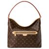 LOUIS VUITTON Line Up Monogram Coated Canvas Shoulder Bag Women's Brown M27335