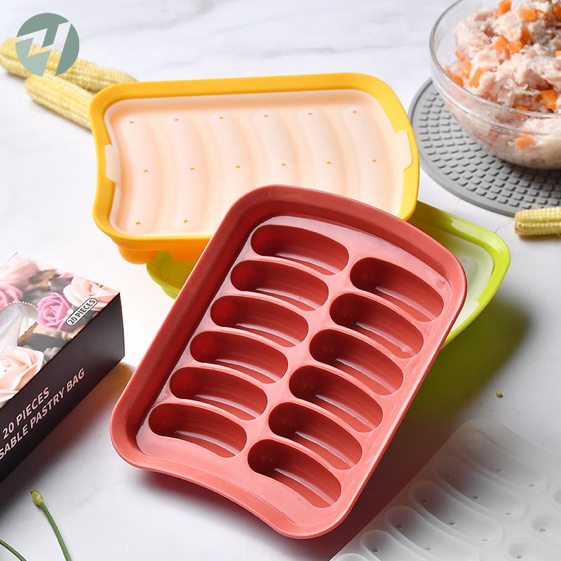 Silicone Mini Sausage Mold for Baby Food and Kitchen Use