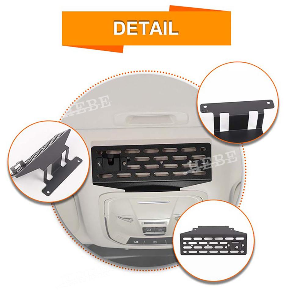 HEBE Car Walkie Talkie Holder Intercom Rack Bracket Fit for GWM Tank 300 2021 2022 2023 2024 2025 Accessories