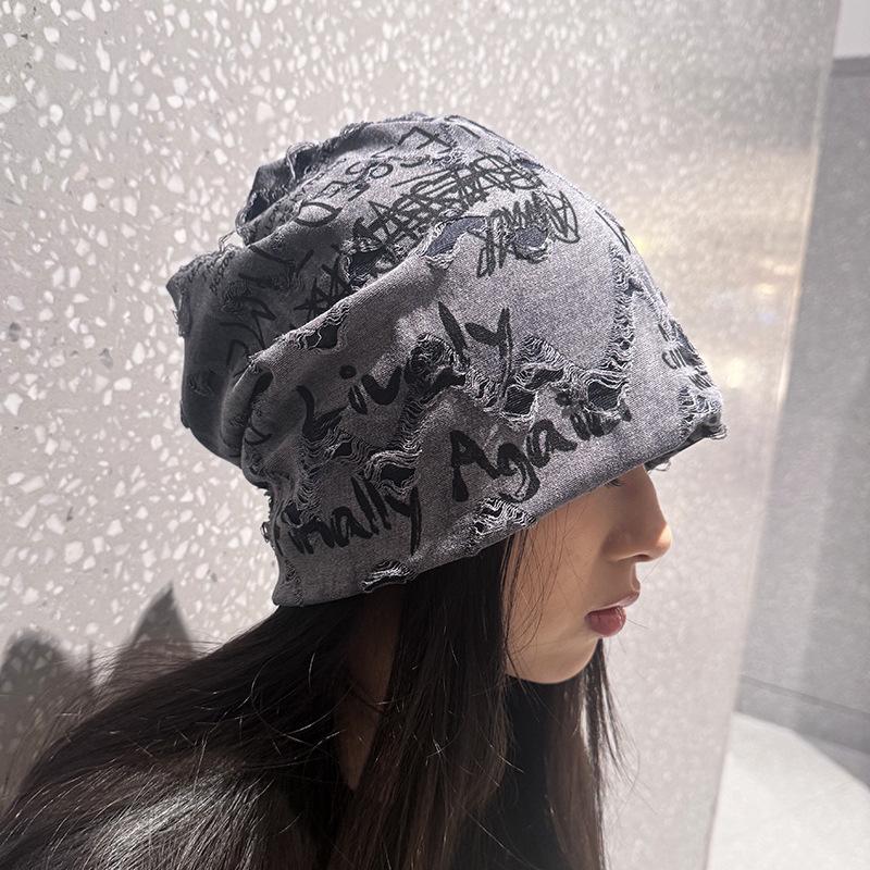 Hip Hop Beanies Hats For Men Women Spring Summer Thin Unisex Streetwear Loose Style Hats