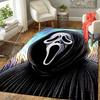 1Pc Scream Mask Mystery Rug, Office Carpet Indoor Outdoor Doormat, Non-Slip Soft, Living Room, Christmas Halloween Gift M929259