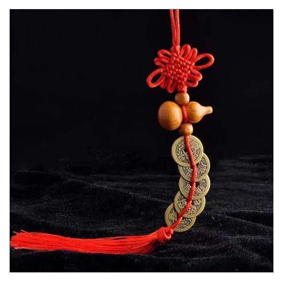 Feng Shui Five Emperor Coin Money Luck Item Good Luck, Luck, Work Luck, Business Luck, Financial Luck, Money Luck (Green)
