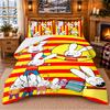 Simon Super Rabbit Pattern Bedding 3Pcs Set Bed Sheet And Pillowcases For Indoor Bedroom