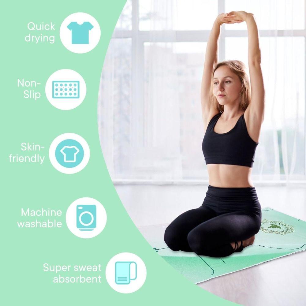 Microfiber Yoga Towel Quick Dry Exercise Towel Soft Mat Towel  Pilates