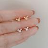 Cute Mini Mouse Stud Earrings for Women with Zircon Girls Piercing Jewelry Gift