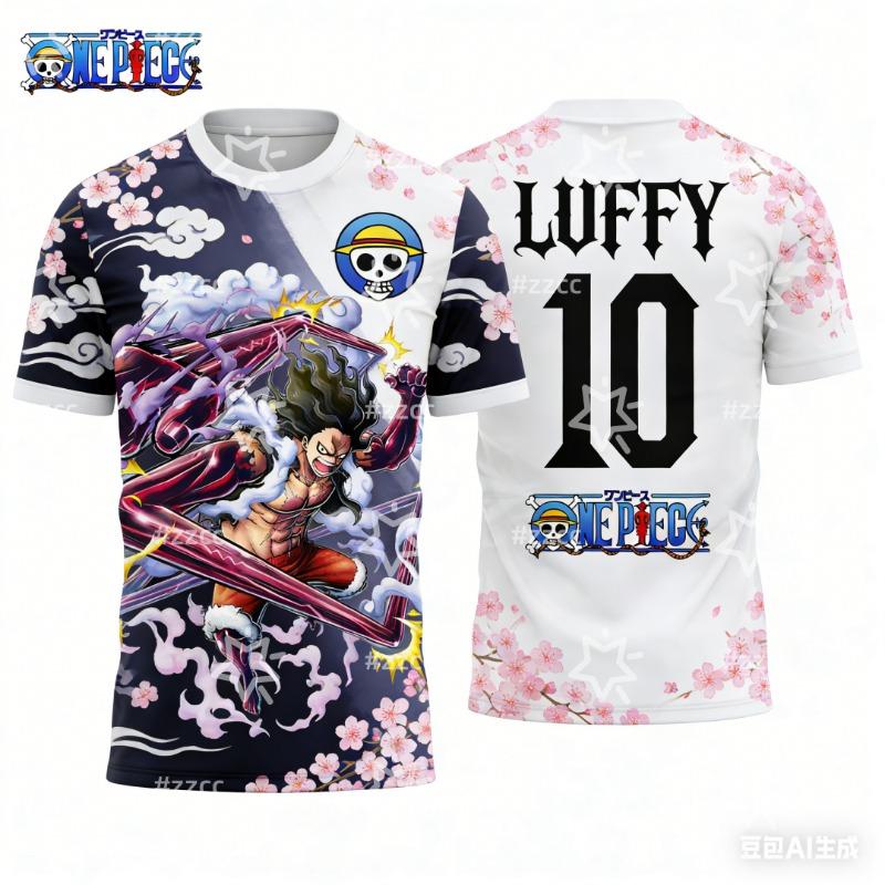 Anime Re:Zero Starting Life In Another World Rem Unisex Plus Size Loose Breathable Short-Sleeve