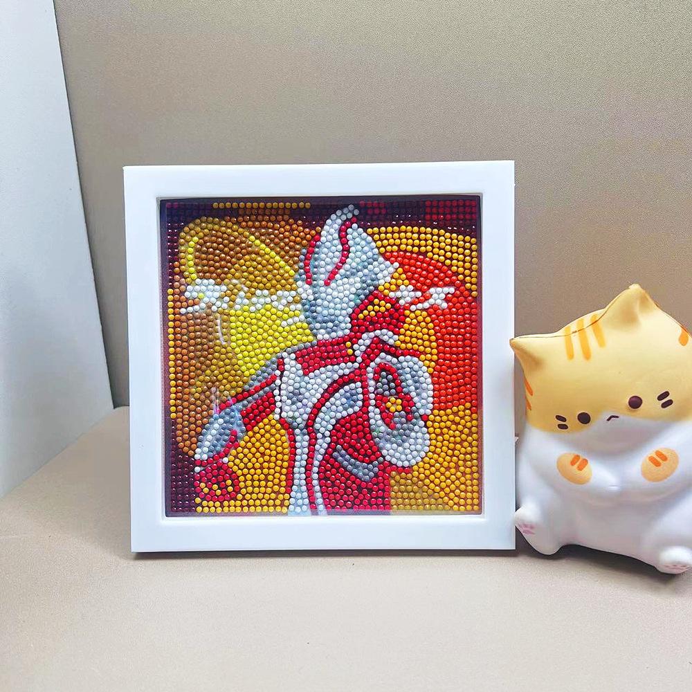 Children'S Diamond Painting Handmade Diy Masonry Painting Cartoon Diamond Sticker Bedroom Living Room Decorative Painting Photo Frame