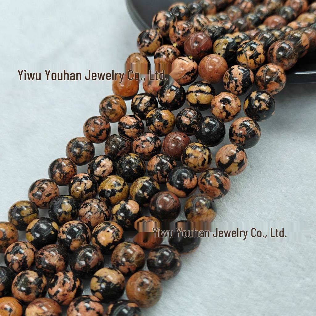 Natural Multicolor Beaded Loose Stone Beads 6-8mm for Handmade DIY Bracelets & Necklaces