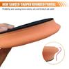 2PCS Buffing Polishing Pads, 6" Orbital Coarse Cutting Foam Sponge Pads, Hook and Loop Buffing Pad for 6 RO/DA Rotary Polisher Compounding,
