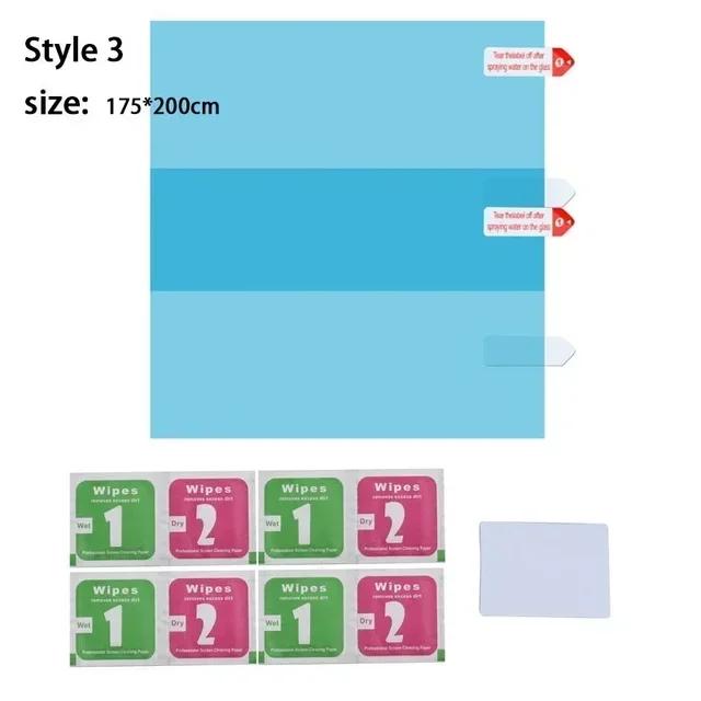 Car Rearview Mirror Protective Film Anti Fog Membrane Anti-Glare Waterproof Rainproof Car Sticker Clear Film