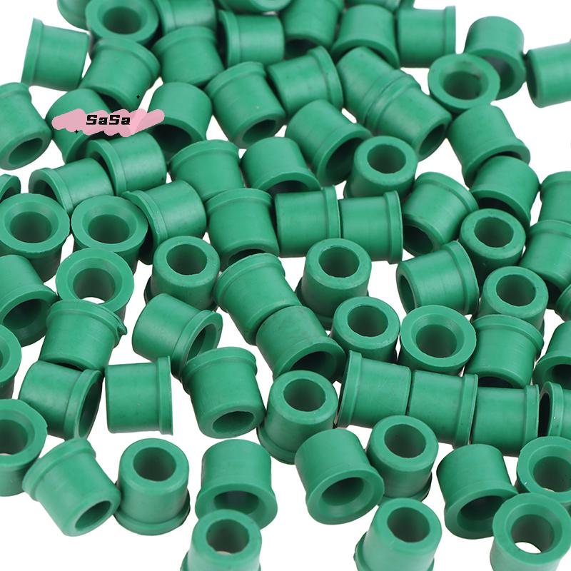 S-50/100Pcs Rubber Gasket Fit For R410A/R134A 1/4" Quick Coupler Charging Gaskets HVAC Hose Manifold Sealing O-Ring Repair Kit