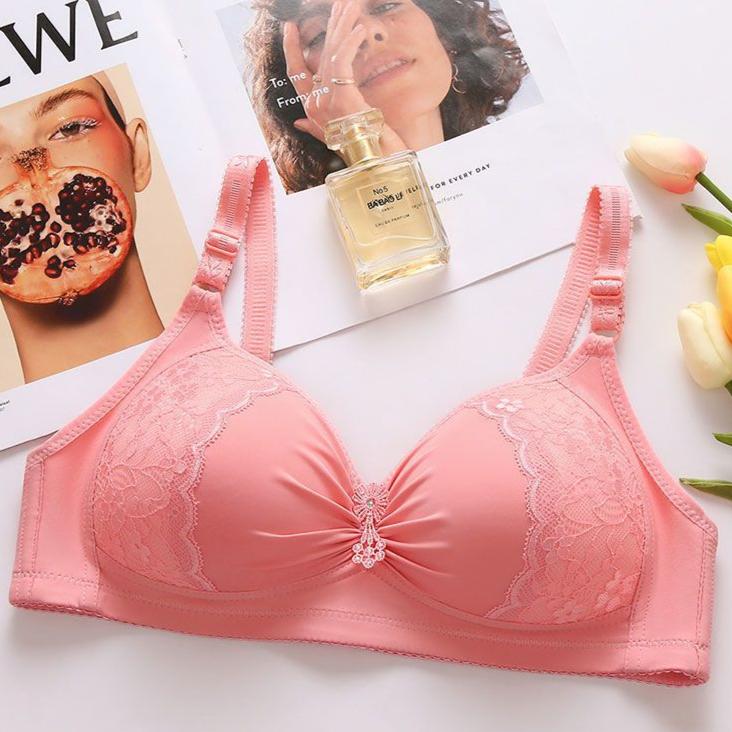 Hollow Bra Push Up Open Back Large Size Thin Anti Sagging Side Receiving Side Breasts Beauty Back Non Magnetic Ladies Bra