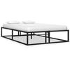 VidaXL Bed Frames Black Metal 120x200 Cm