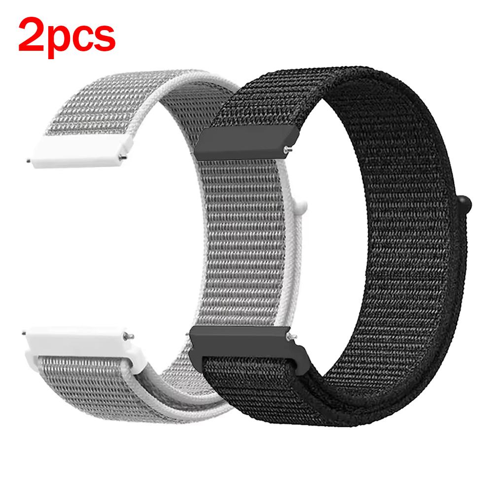 2Pcs 20mm 22mm Nylon Loop Strap For Huawei Watch 5 46mm 4pro Buds GT6 PRO GT6 GT5 Runner Sports Bracelet Braided Breathable Band