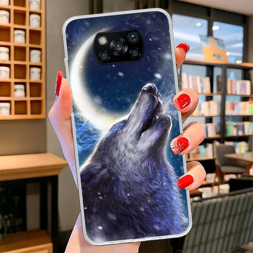 

Angry Animal Wolf Fierce Cover Phone Case For Xiaomi Poco F7 Ultra X7 X6 X5 Pro M7 Redmi 15C 15 13C 13 12C 12 10C 10 9A 9C 9T 9 Redmi 9T