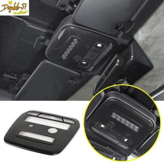 ABS Carbon Fiber Front Roof Reading Light Cover Trim For - Ford Bronco