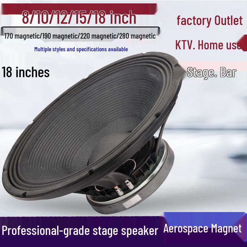 10, 12, 15, 18-inch KTV Subwoofer & Mid-bass Treble Pro Home Audio Speaker