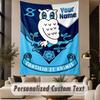 Custom Text Tapestry Sheffield Wednesday FC Print Wall Tapestry Indoor Living Room Wall Decor