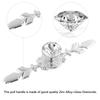 6Pcs Modern Single Hole Drawer Closet Knobs transparency Crystal Zinc Alloy Cupboard Pull Handle Knobs Home Decoration Wardrobe